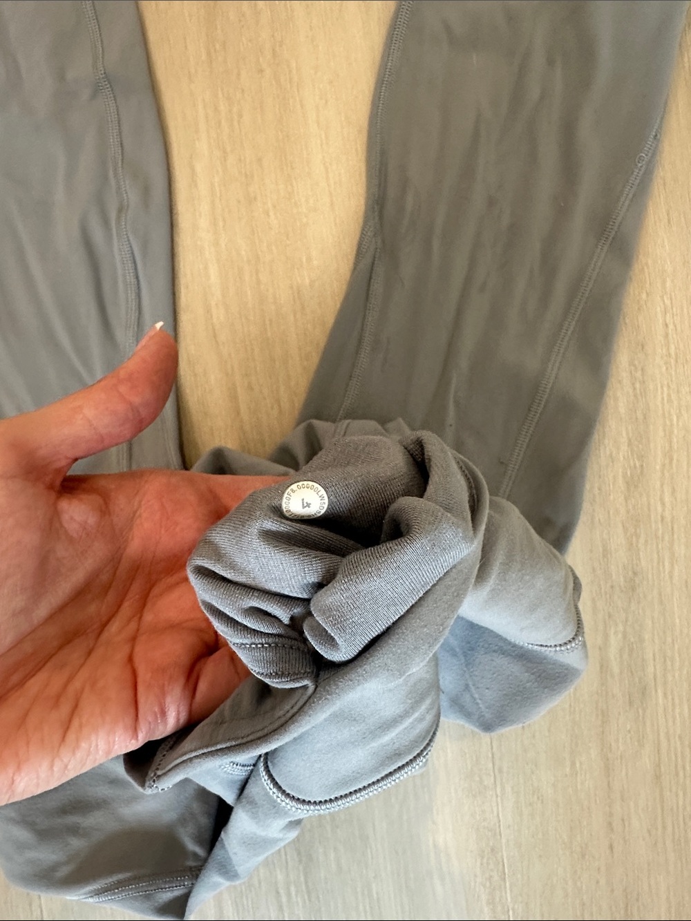 lululemon Gray High-Waist Active Leggings with pockets - Picture 4 of 4
